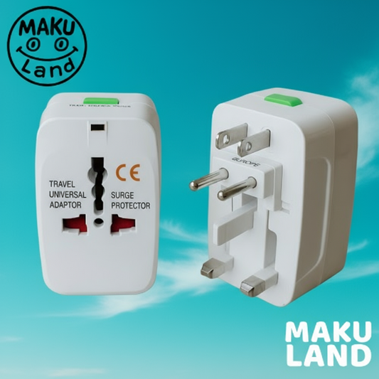 Adaptador De Corriente Universal Viajero