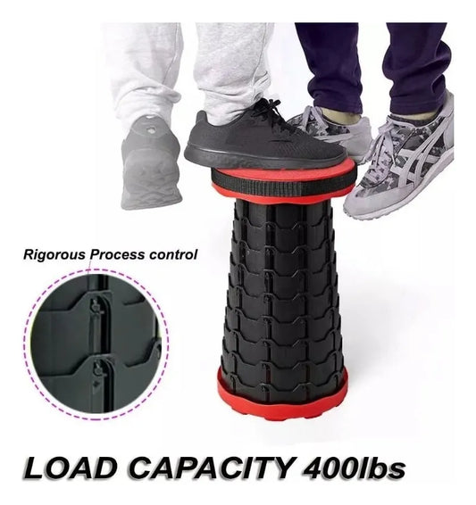 🪑 Taburete Plegable Portátil Ajustable – ¡Tu asiento en cualquier lugar! 🚀