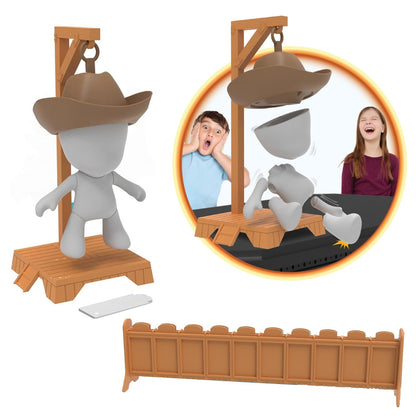 🪤🎴Hankman Glow — Juego de Mesa Ahorcado (Edición Brillante & 3D)