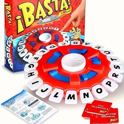 🧠🎲 Juego de Mesa ¡BASTA! Clásico – Piensa Rápido, Responde y Gana
