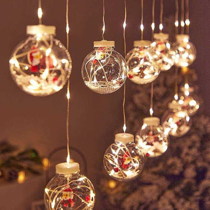 Luces De Bolas Navideñas Por 3 Metros - WinterMagic™🎄