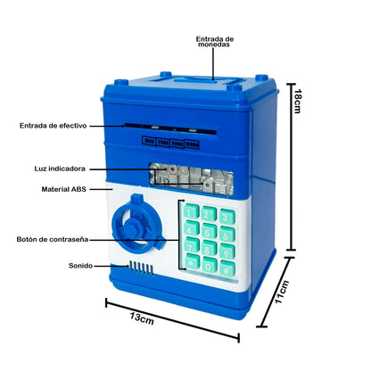 🏦✨ Alcancía Electrónica con Pantalla Digital – ¡Ahorrar nunca fue tan divertido!