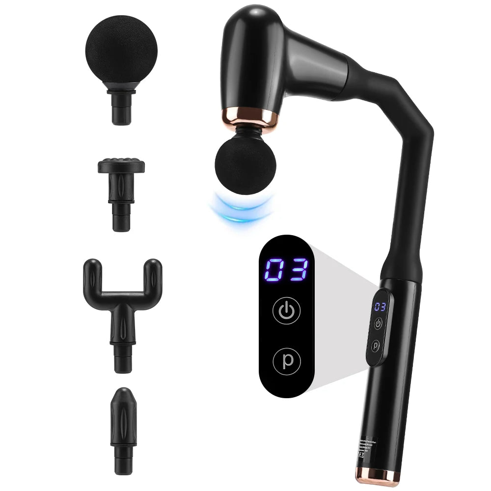 💆‍♂️ Masajeador Eléctrico de Percusión – Relaja, recupera y renueva tu cuerpo