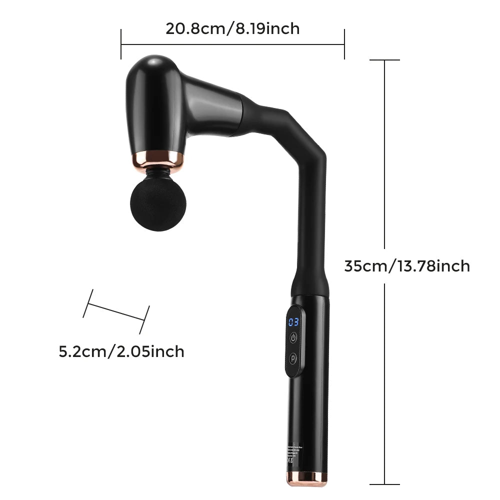 💆‍♂️ Masajeador Eléctrico de Percusión – Relaja, recupera y renueva tu cuerpo