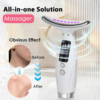 Masajeador Facial Y Cuello Led