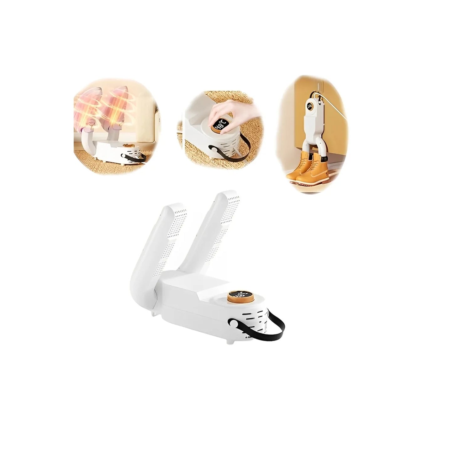 Secador Eléctrico de Calzado Portátil – Seca, Desinfecta y Elimina Olores